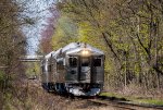 RDC's on an eastbound run-by at Gilberton